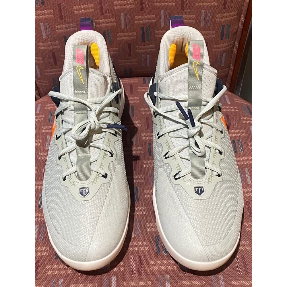 New Nike Men’s 9 Force Trout 9 Elite MCS Baseball Cleats Light Silver HF1116-001 - Picture 1 of 8